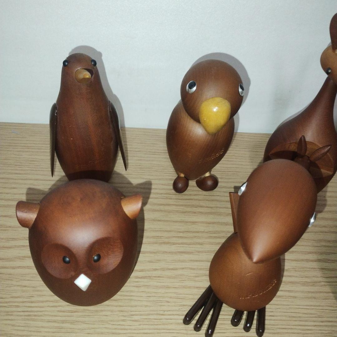 木製動物フィギュア 12体セット