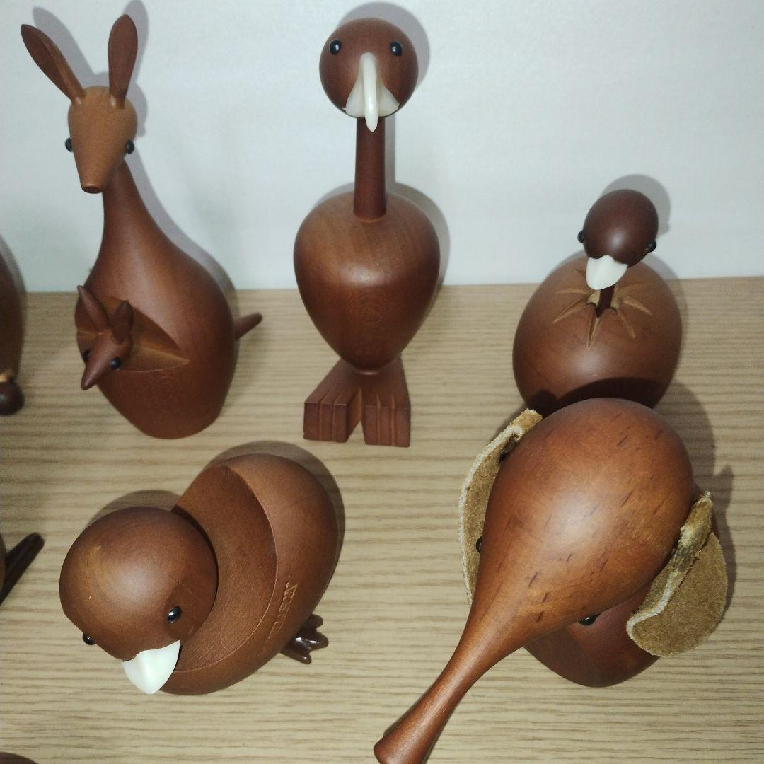 木製動物フィギュア 12体セット
