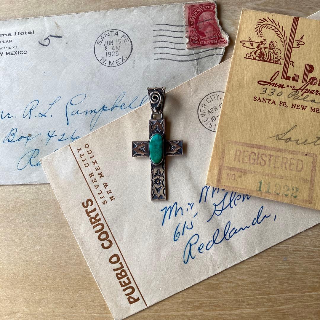 ネックレス・ペンダント Vintage Stamp Work Pendant (Navajo)