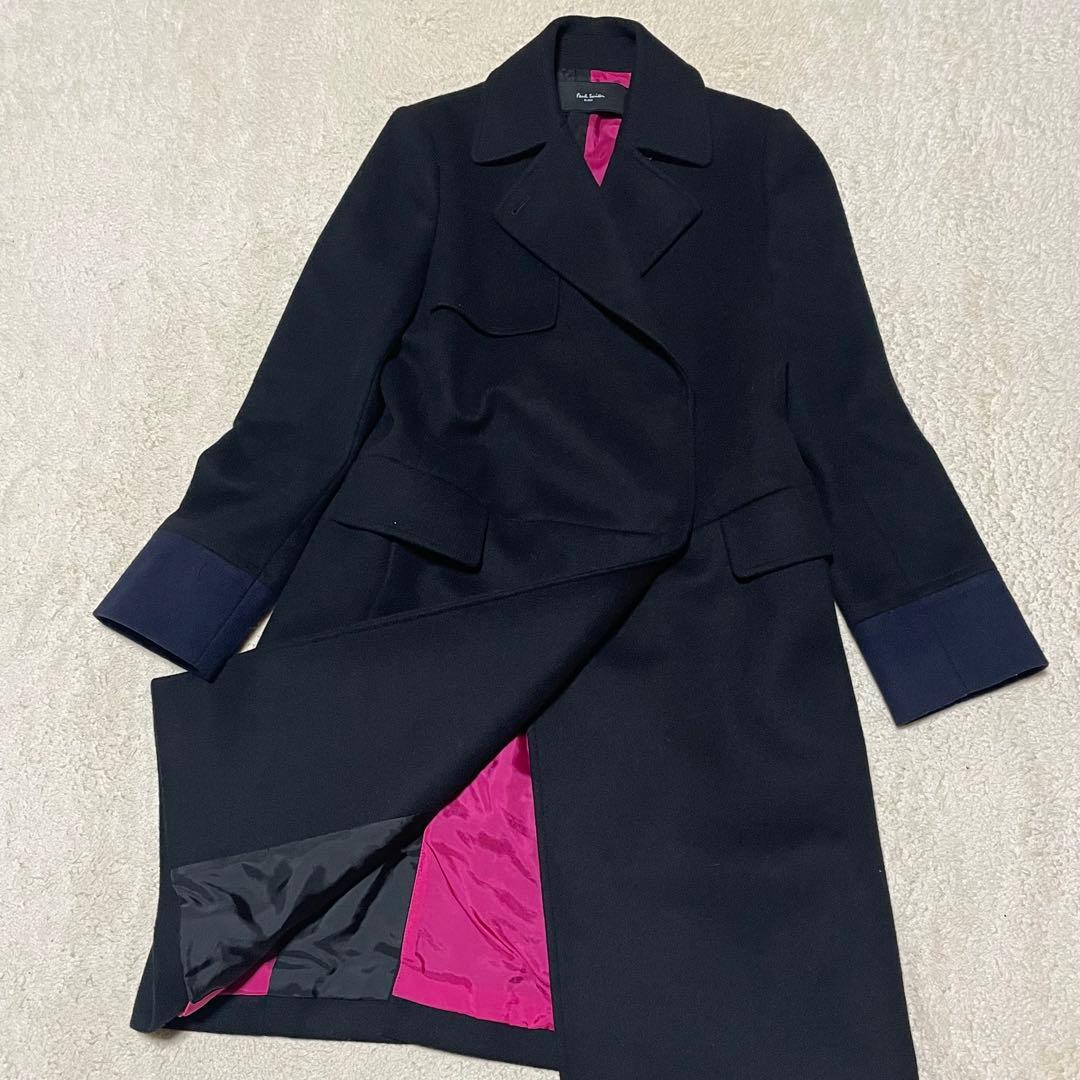 ポールスミス　ブラック　コート　ロング　チェスター