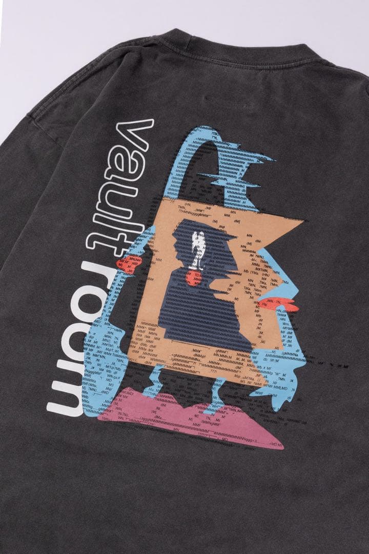 VAULTROOM ASCII TEE / CHARCOAL XLサイズ