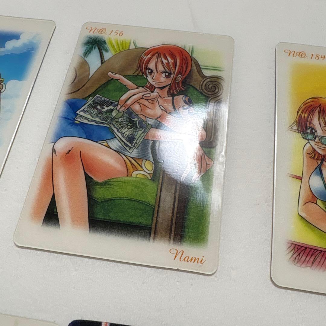 ワンピース 海賊王グミカード　ナミ&ロビン　7枚セット