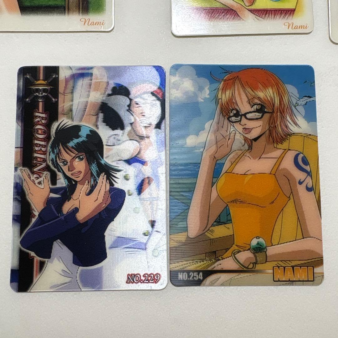 ワンピース 海賊王グミカード　ナミ&ロビン　7枚セット