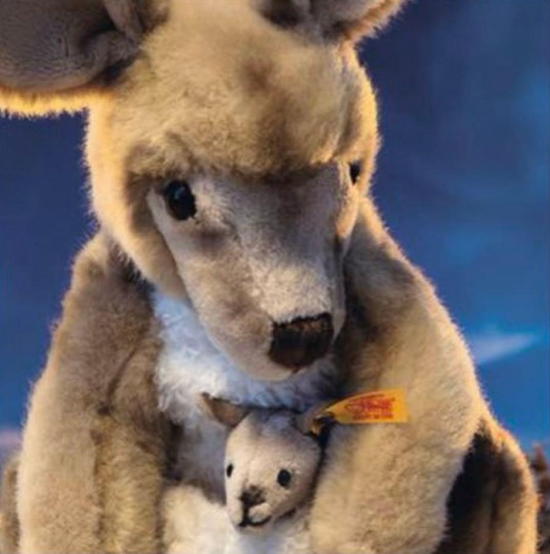 【大特価セール✨カンガルーのカンゴと赤ちゃん】新品未開封 Steiff 出産祝い