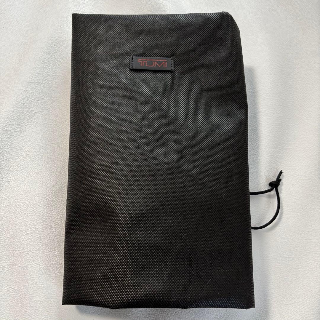 TUMI ビジネスバッグ 本革 レザー 2way 保存袋 ショルダー ブラック