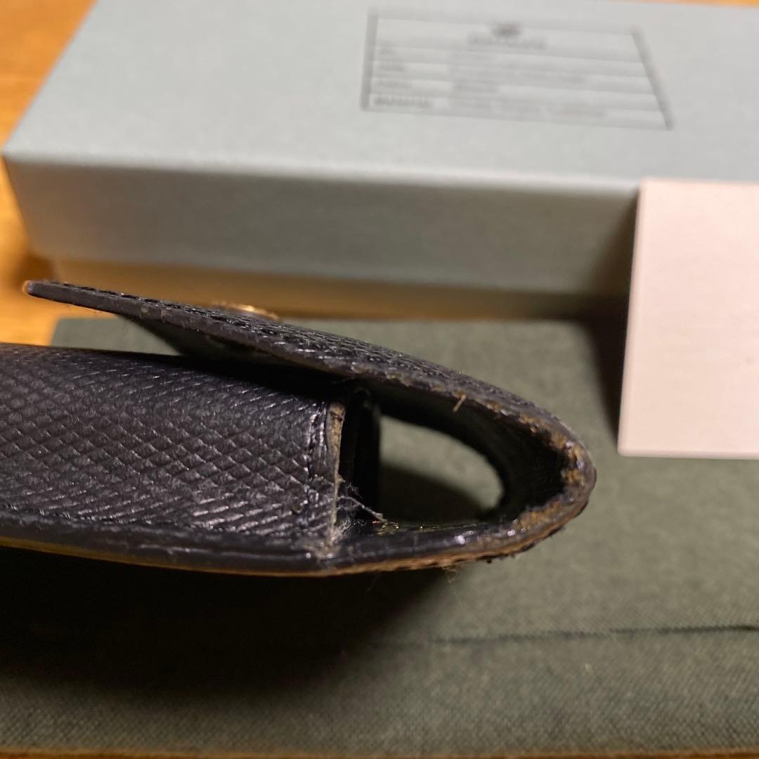 週末お値引き！ポスタルコ　ペンケース　クロスクレインレザー　ブラック