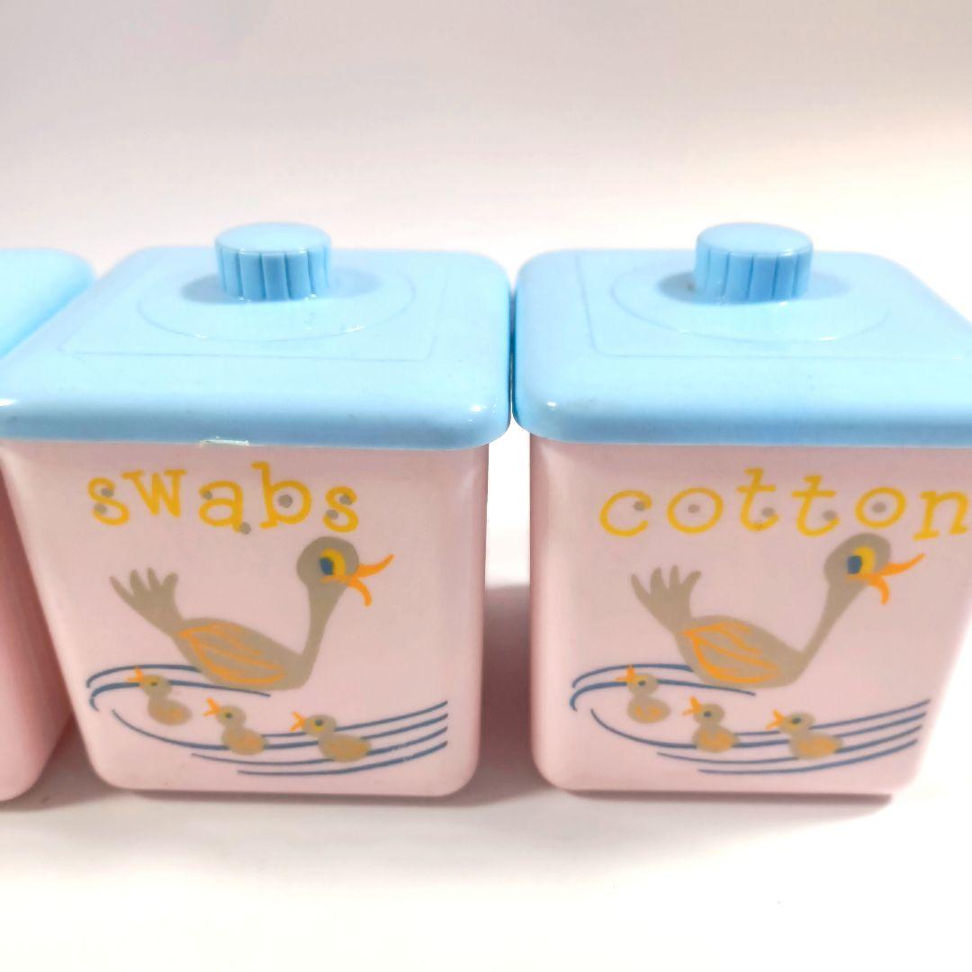 ビンテージ ナーサリーセット ベビーキャニスター アヒルの絵柄