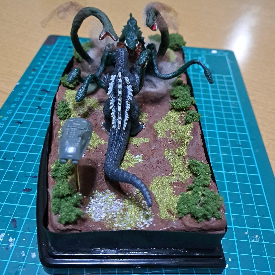 ジオラマ ゴシラ 対 ビオランテ