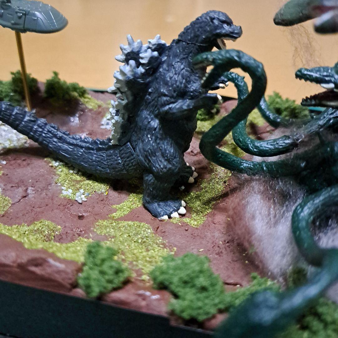 ジオラマ ゴシラ 対 ビオランテ