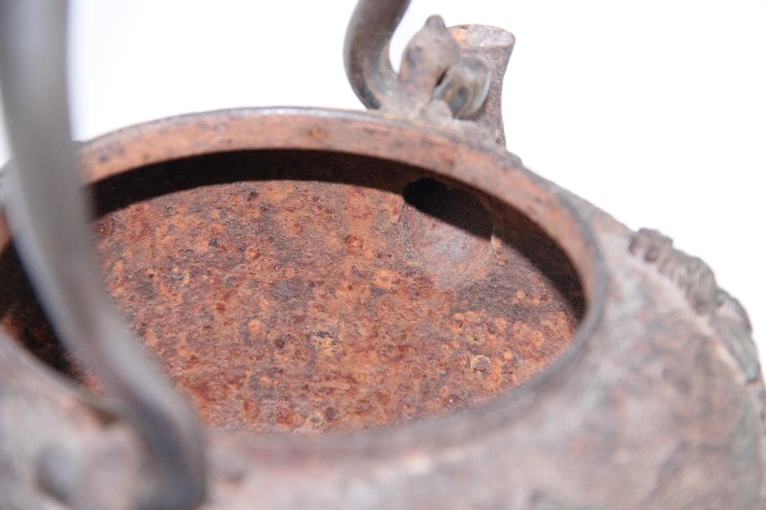 亀文堂　銀象嵌提手　梅図提手 月下湖景 琵琶湖 1400ml EU11-11