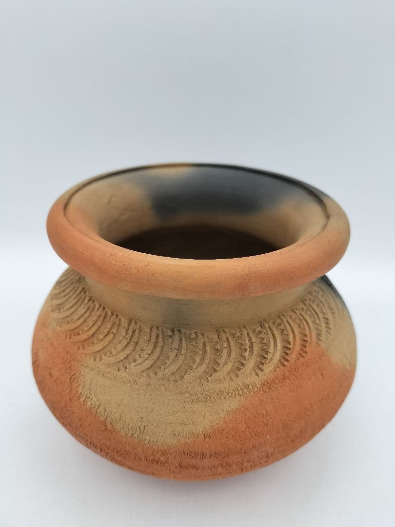 b987　建水 ハンネラ写 山崎宗元 木箱 茶道具　古物