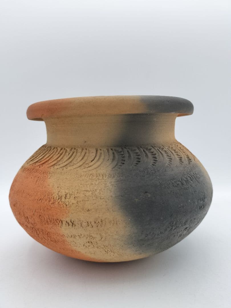 b987　建水 ハンネラ写 山崎宗元 木箱 茶道具　古物