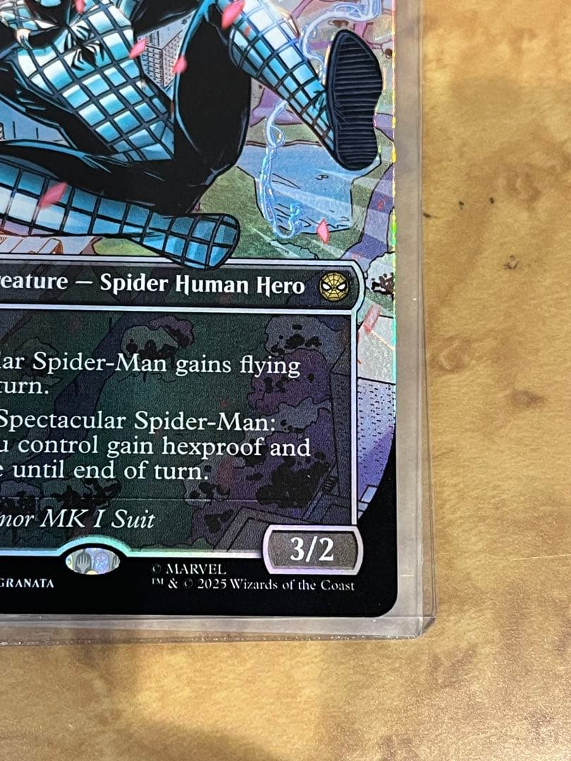 スペクタキュラー スパイダーマン テクスチャー・Foil ボーダーレス