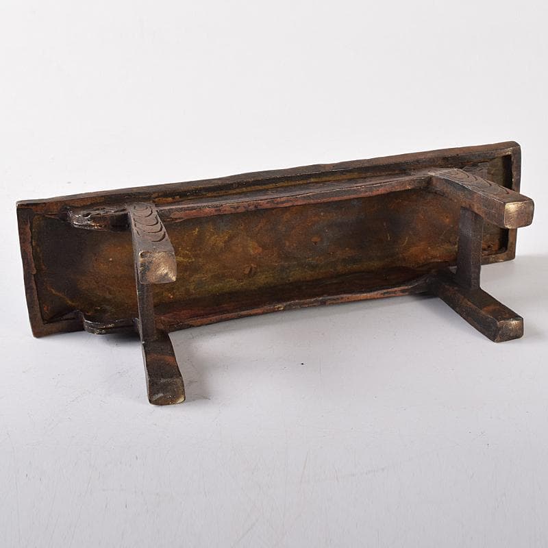 仏教美術　古銅　和尚像　僧侶像　人物像　置物　仏像　M　R8410