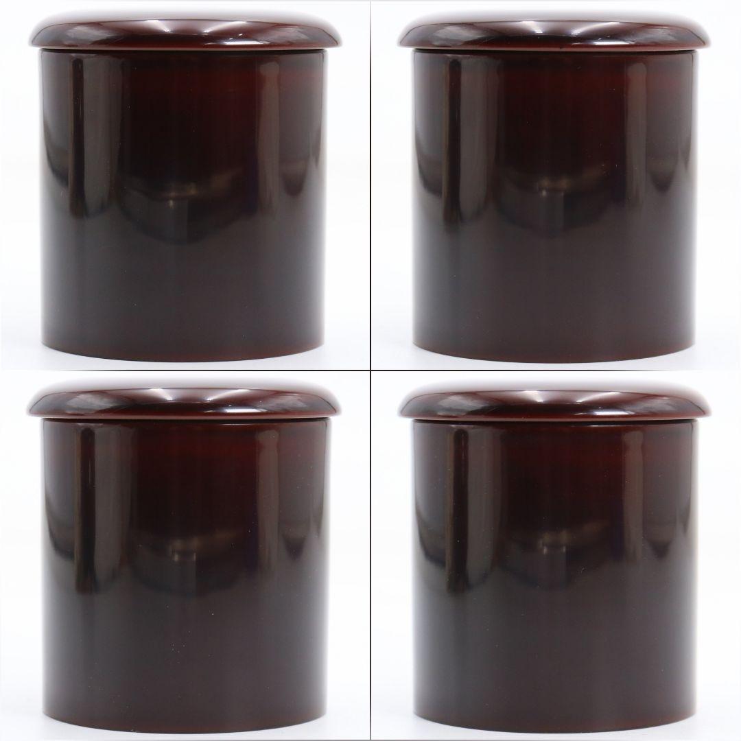 象彦作 溜塗 金輪寺 薄茶器 茶道具 共箱　V873　N6