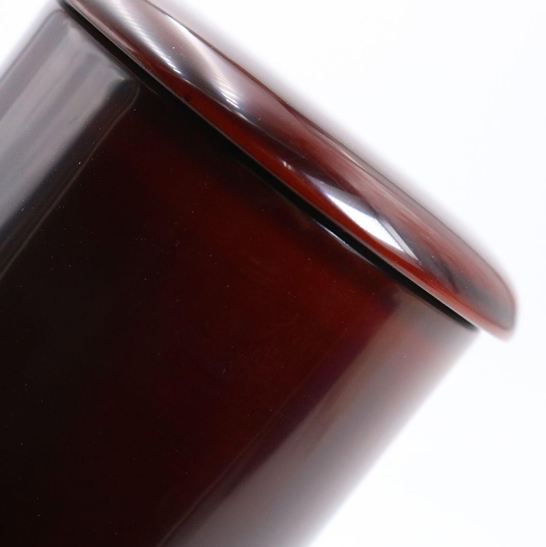 象彦作 溜塗 金輪寺 薄茶器 茶道具 共箱　V873　N6