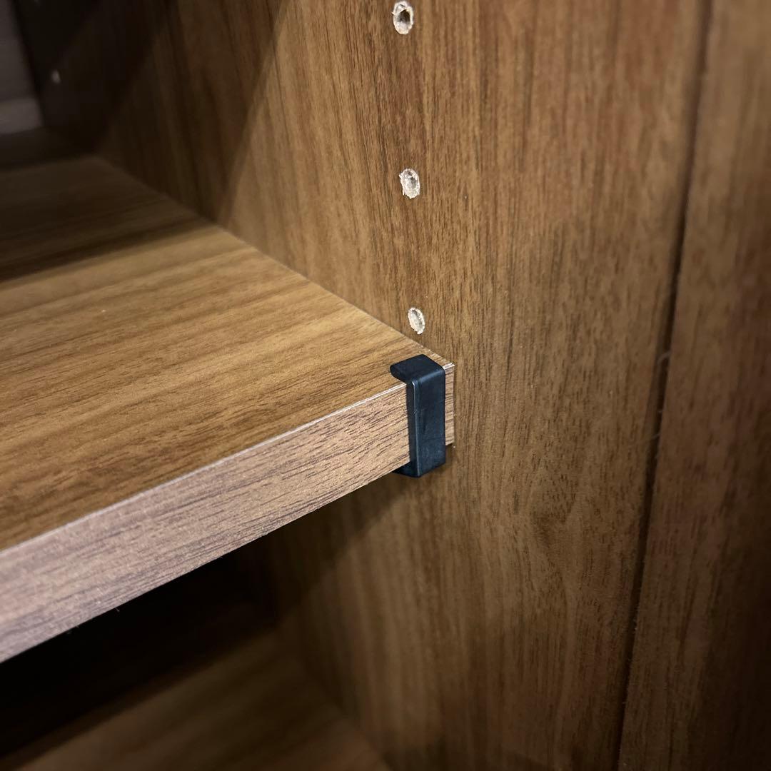 アウトレット★モダンなサイドボード キャビネット ウォールナット