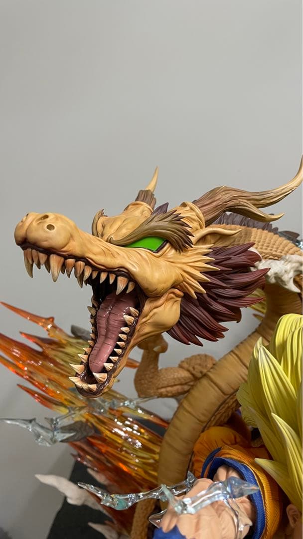 限定絶版ドラゴンボール親子かめはめは悟空悟天悟飯ガレージキットスタチュー