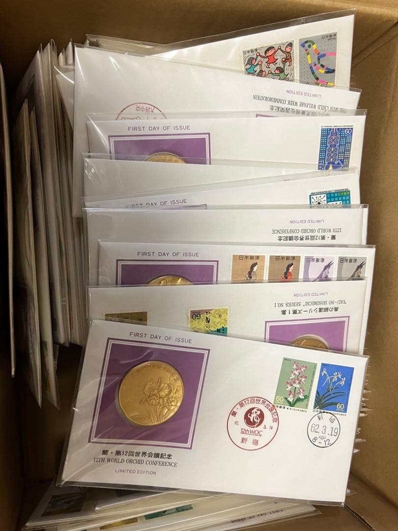 大量 初日カバー メダル