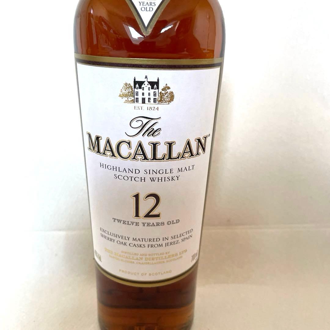 海*原様 The Macallan 12年 ウイスキー 700ml 旧ボトル