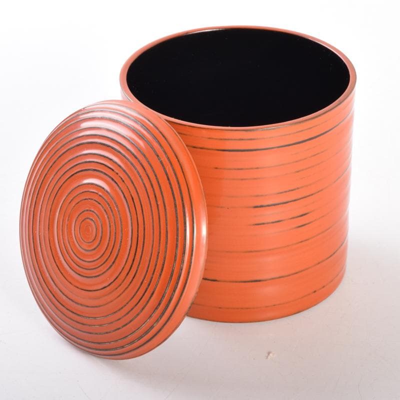 茶道具　久世宗春作　根来塗　金輪寺　棗　共箱　V　7007