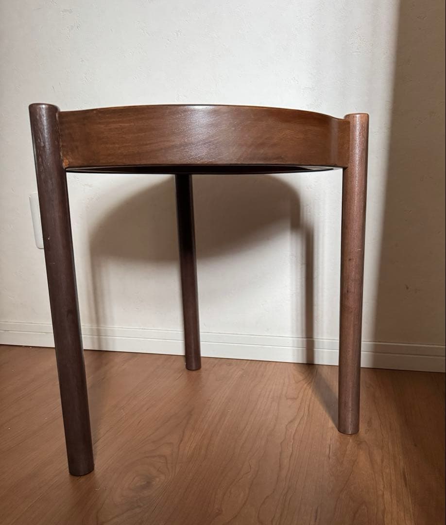 マル二　サイドテーブル丸型