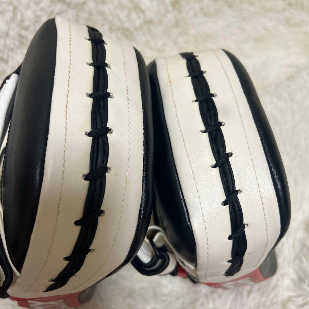 美品　2個セット！RDX キックミット レザー 革 APR T1R 耐衝撃