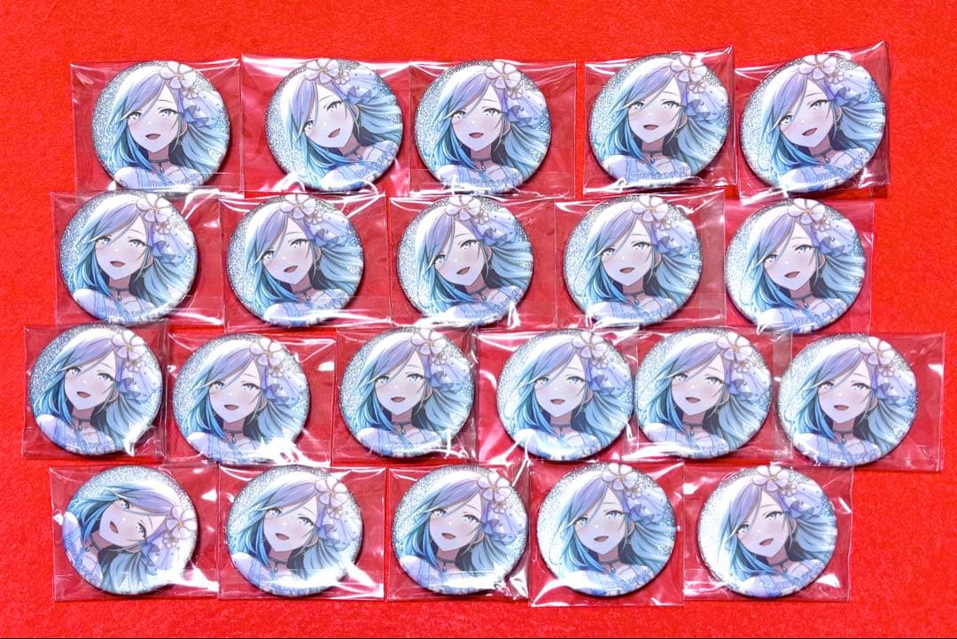 最終値下げ【美品】日野森雫　缶バッジ　カラマイ　21個 グリ缶