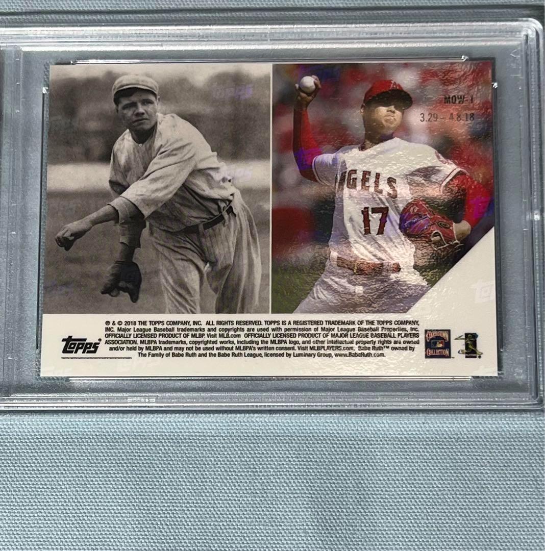 大谷翔平 PSA10 鑑定済 ベイブルース コラボカード #MOW1 topps