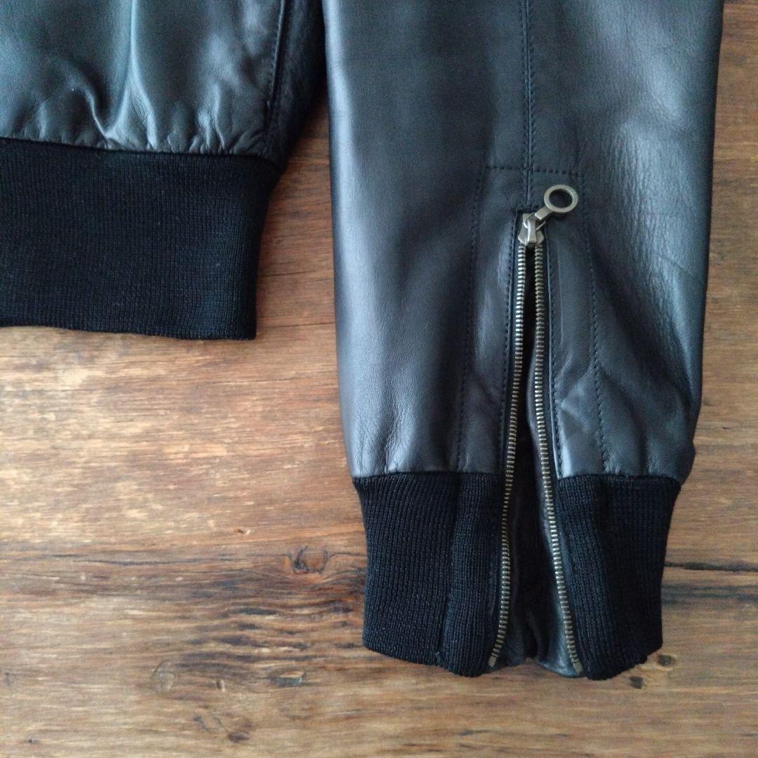 SERAPHIN セラファン　ラムレザー　シングルライダースジャケット