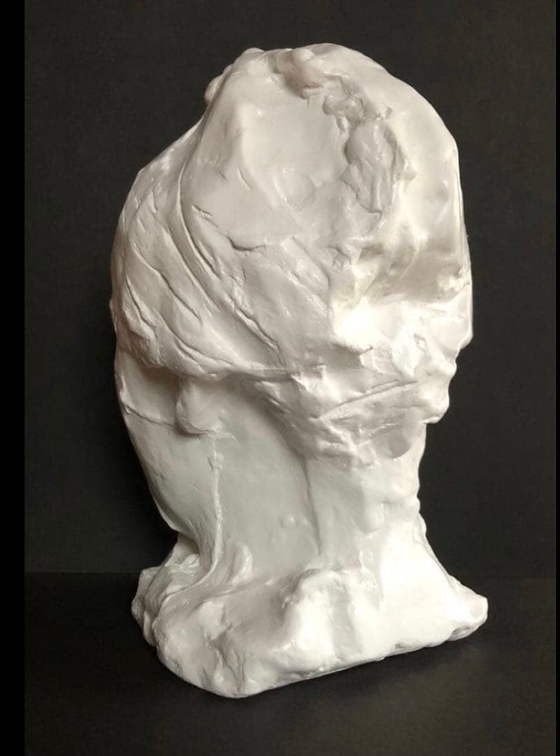 ロダン作　『フリジア帽をかぶったカミーユ』　石膏像