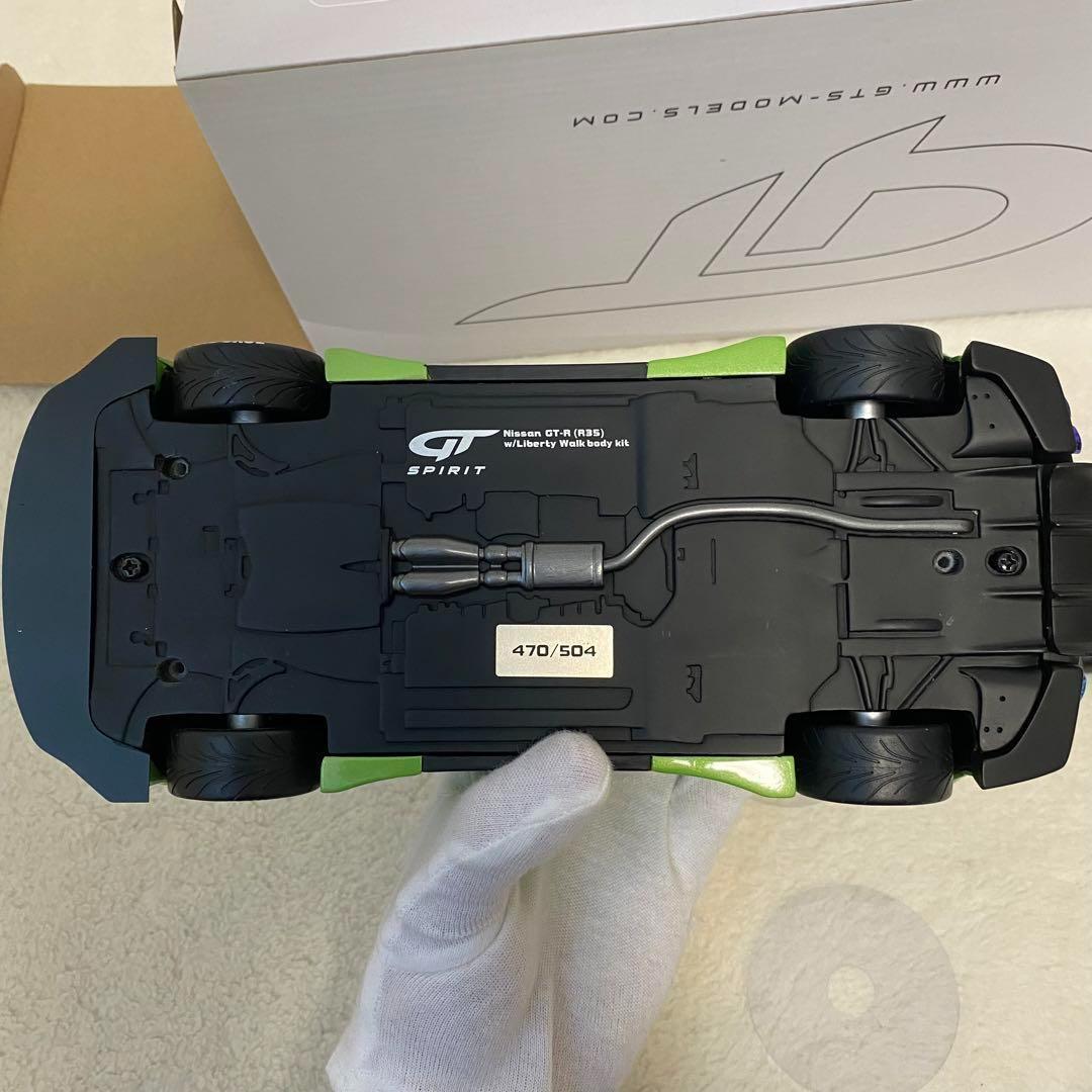 【限定504台】GT SPIRIT NISSAN GT-R (R35) グリーン