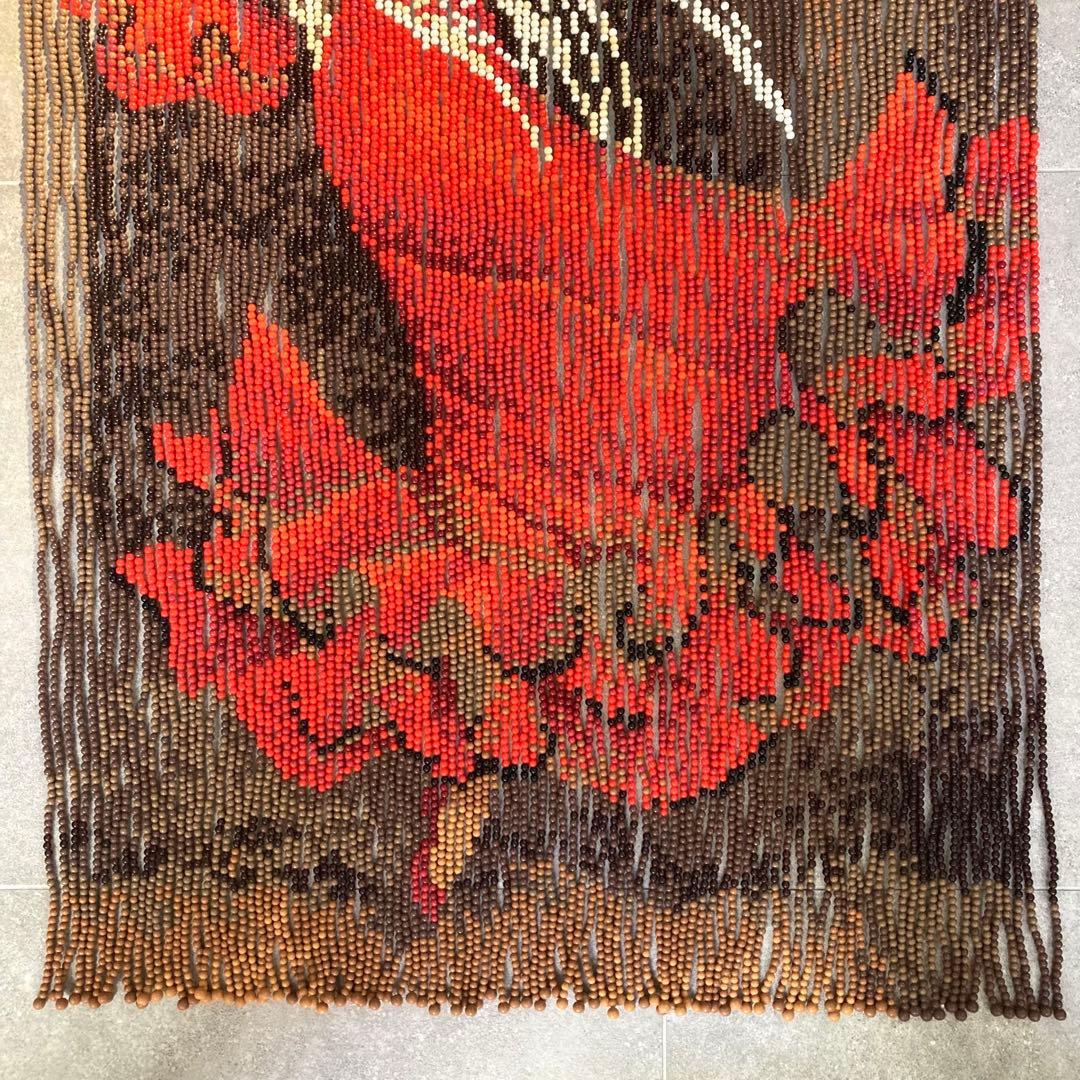 昭和レトロ ビーズのれん 85×150cm フラメンコダンサー ビーズカーテン