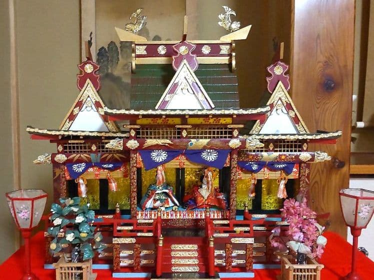 雛人形御殿飾り 昭和30年代