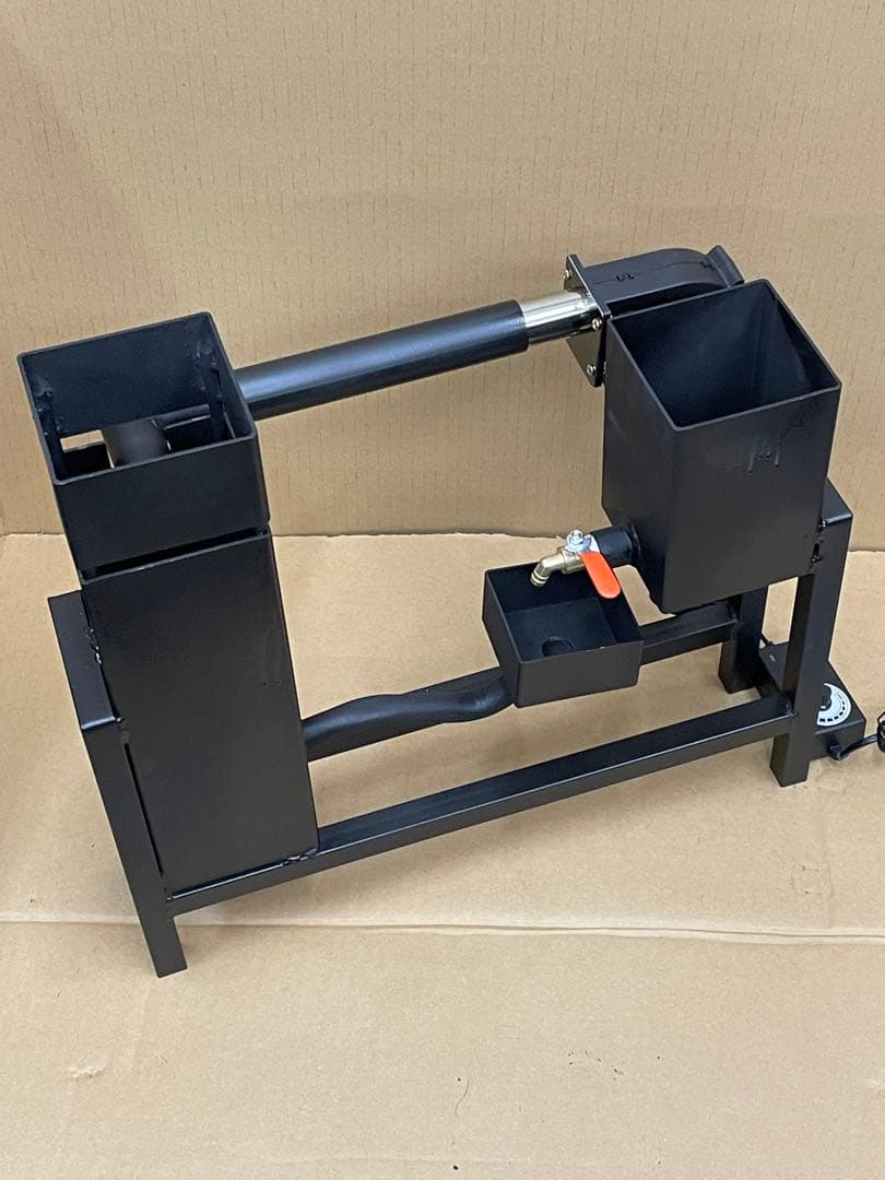 廃油ストーブ　ロケットストーブ　送風機付き