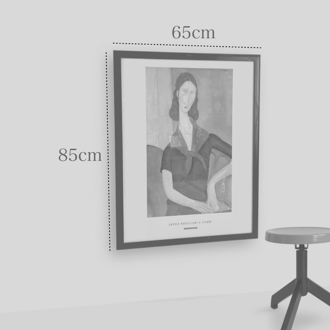 イギリス製 80~90s【モディリアーニ】大判 額装 ヴィンテージ ポスター