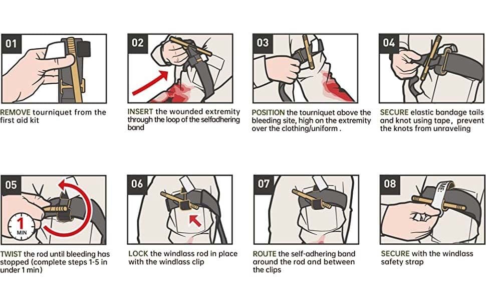 ●２個　新品実物　米国FDA認証　RHINO TACTICAL　止血帯GEN2