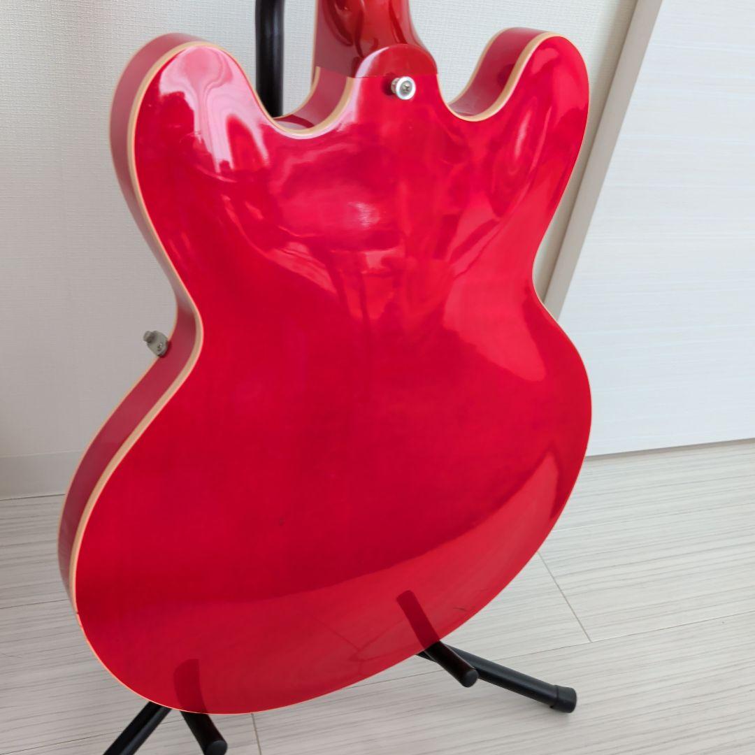 Gibson ES-335　Memphis 赤色 ハードケース付き