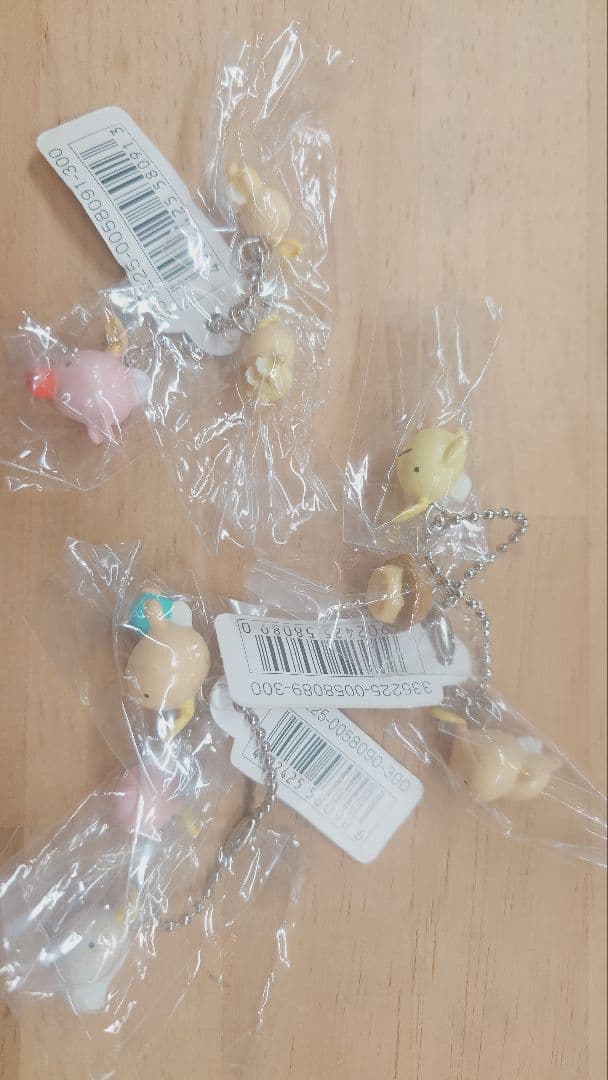 新品☆てんしっちのたまごっち　トリプルキャラコットキーチェーン　3個セット