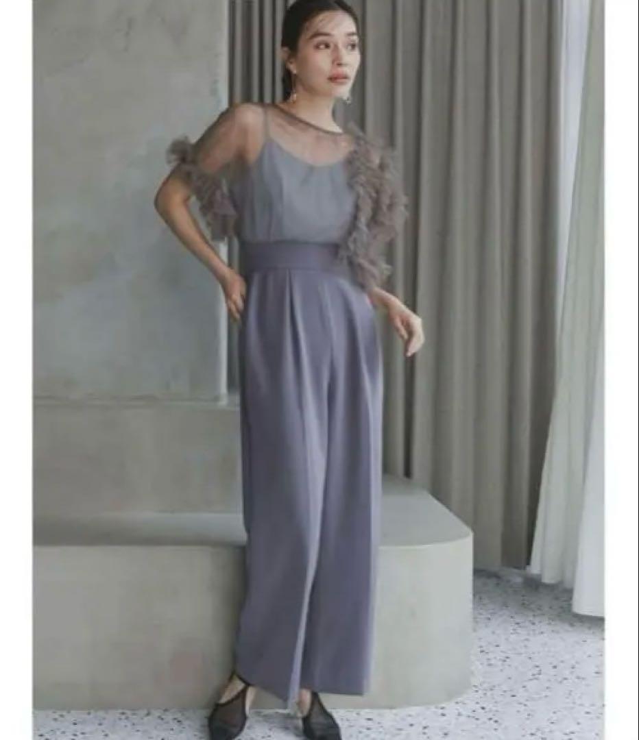 【K】LAGUNAMOON チュールドッキングコンビネゾン パンツドレス