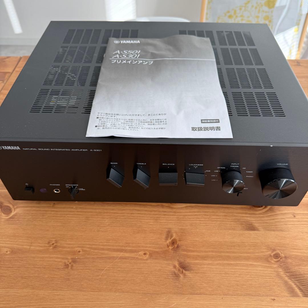 Yamaha A-S301 プリメインアンプ ヤマハ ブラック