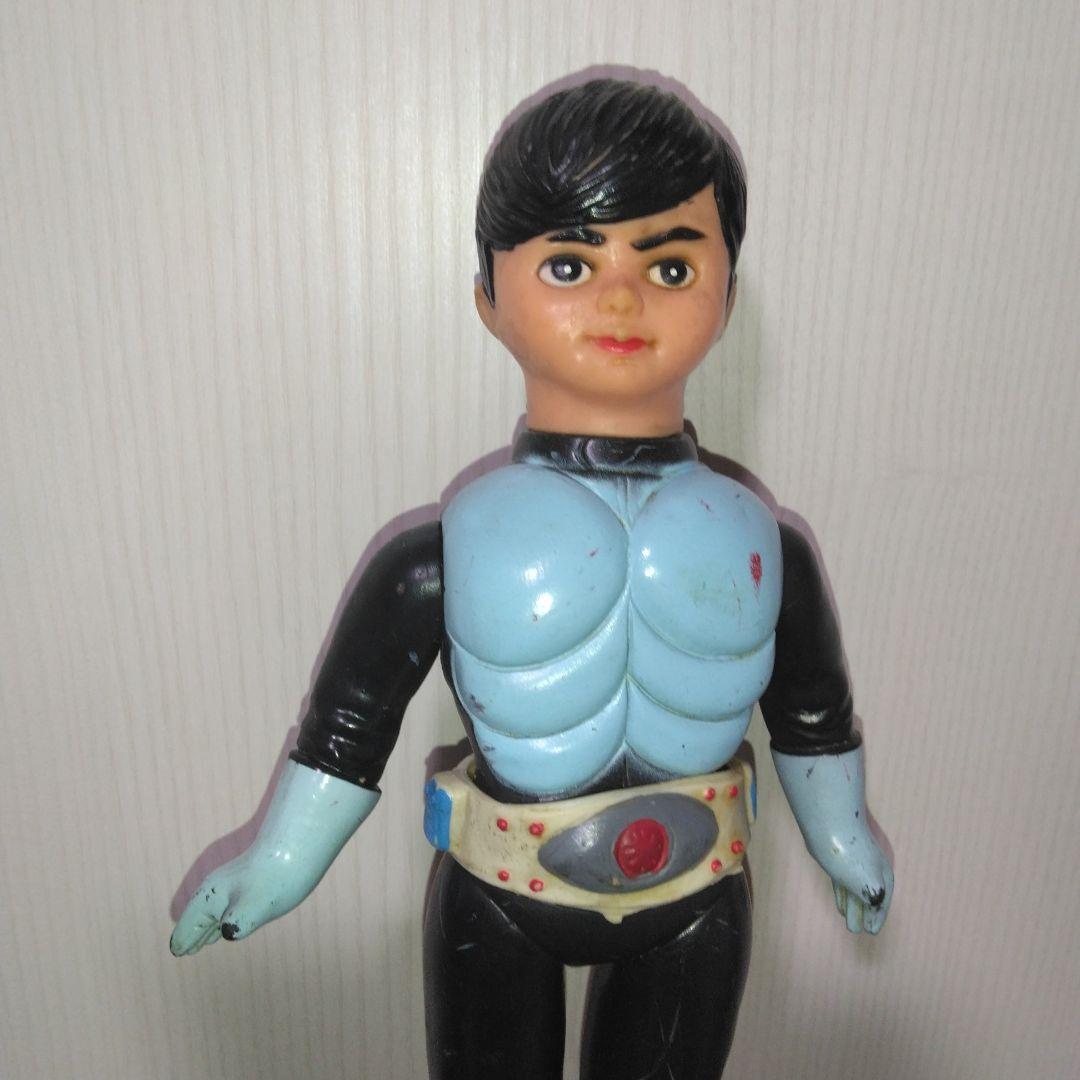 昭和レトロ　当時物　仮面ライダー　ソフビフィギア　石森プロ　毎日放送