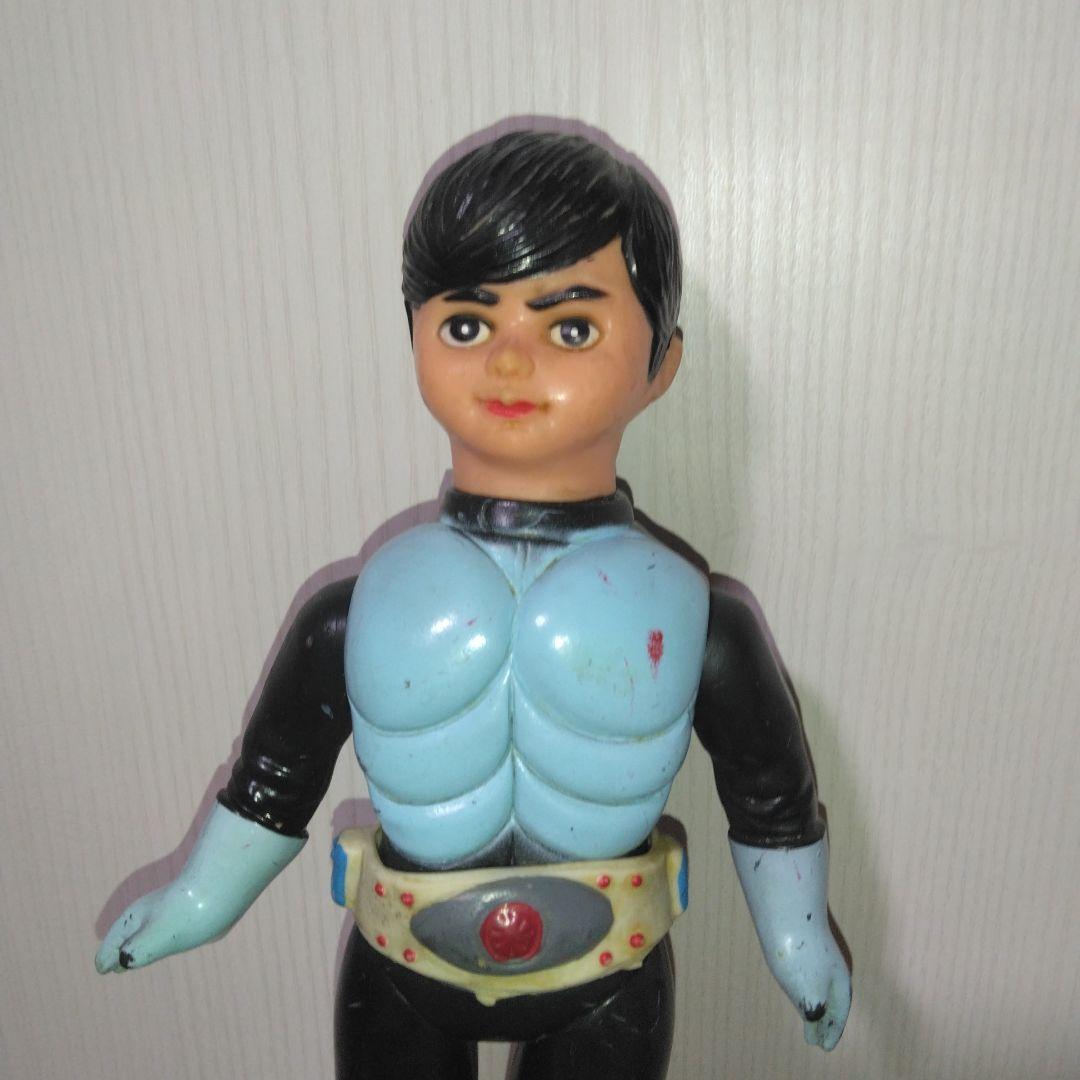 昭和レトロ　当時物　仮面ライダー　ソフビフィギア　石森プロ　毎日放送