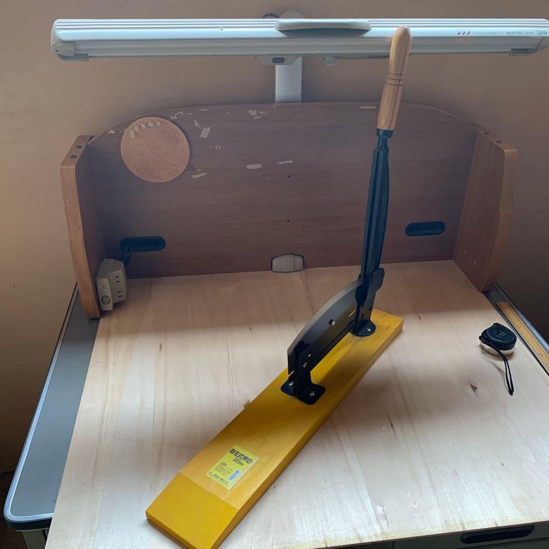 裁断機 木製ハンドル 曲線刃300mm