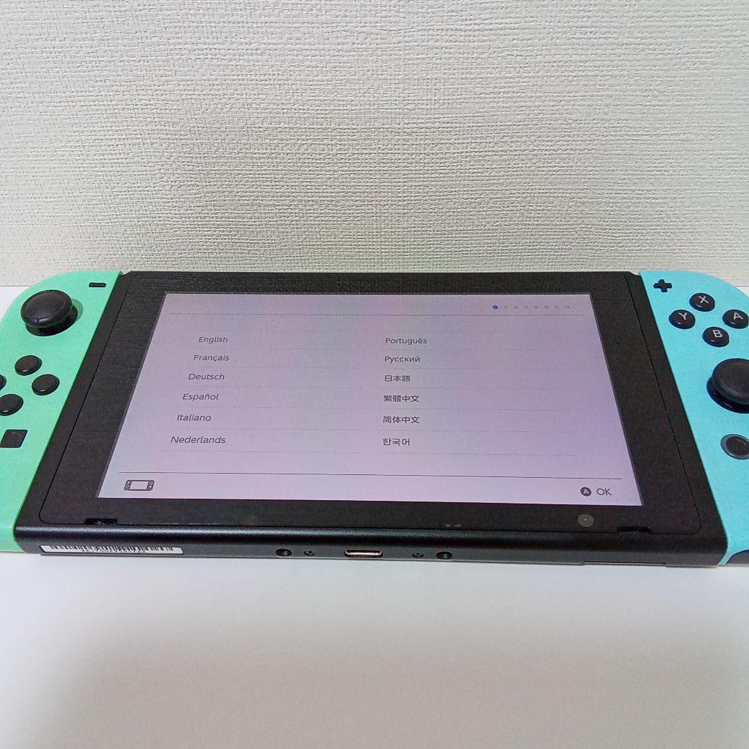 【動作確認済】Nintendo Switch 本体 あつ森 あつまれどうぶつの森