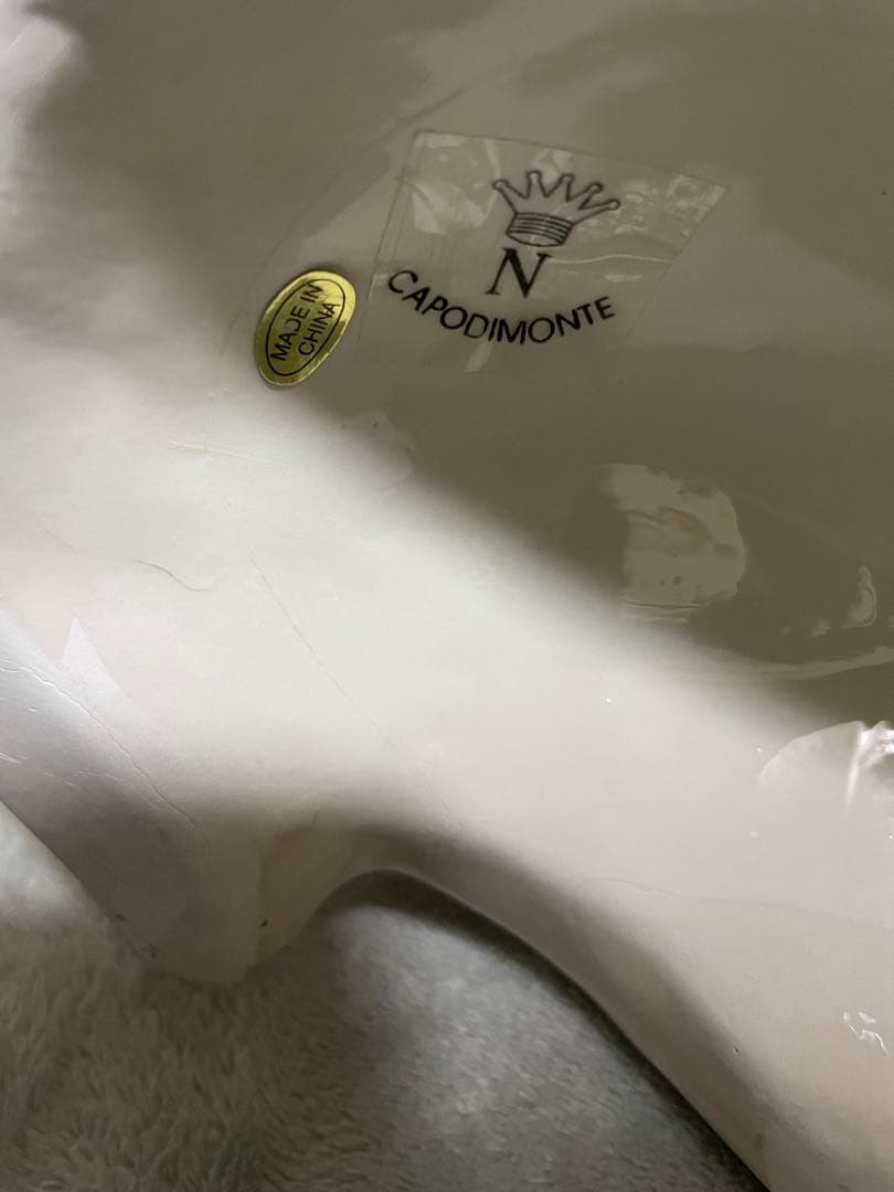 インテリア置物　カポティモンテ製 全長約40センチ