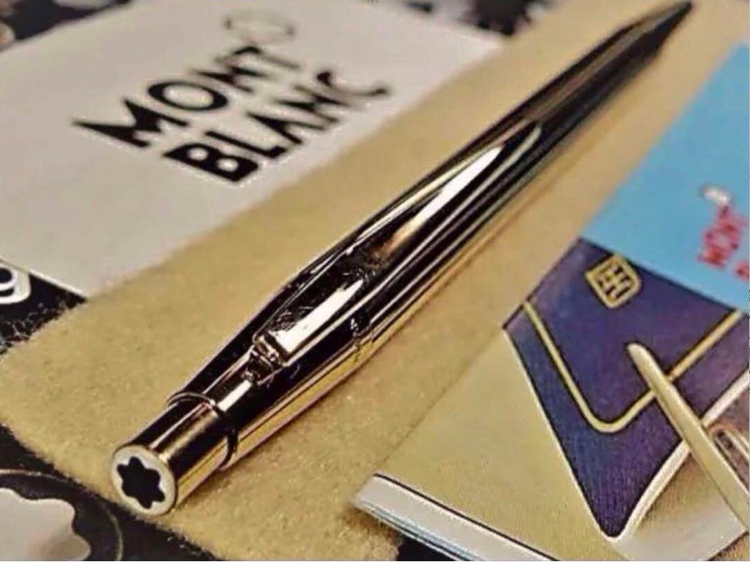 ⭐️金運を呼ぶ黄金の総金張り⭐️モンブラン⭐️ノブレスNo1547⭐️ペンシル0、5㍉