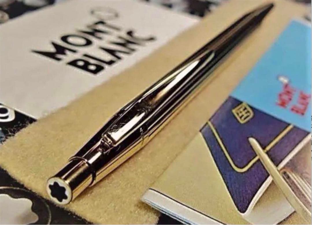 ⭐️金運を呼ぶ黄金の総金張り⭐️モンブラン⭐️ノブレスNo1547⭐️ペンシル0、5㍉