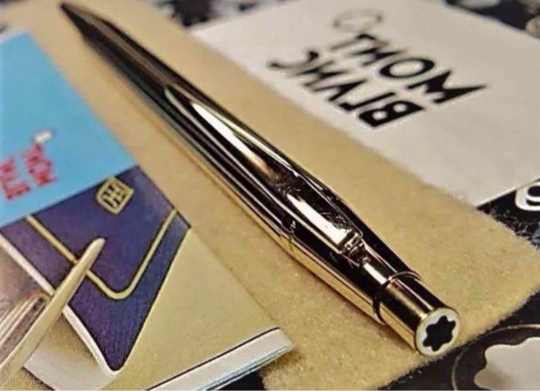 ⭐️金運を呼ぶ黄金の総金張り⭐️モンブラン⭐️ノブレスNo1547⭐️ペンシル0、5㍉