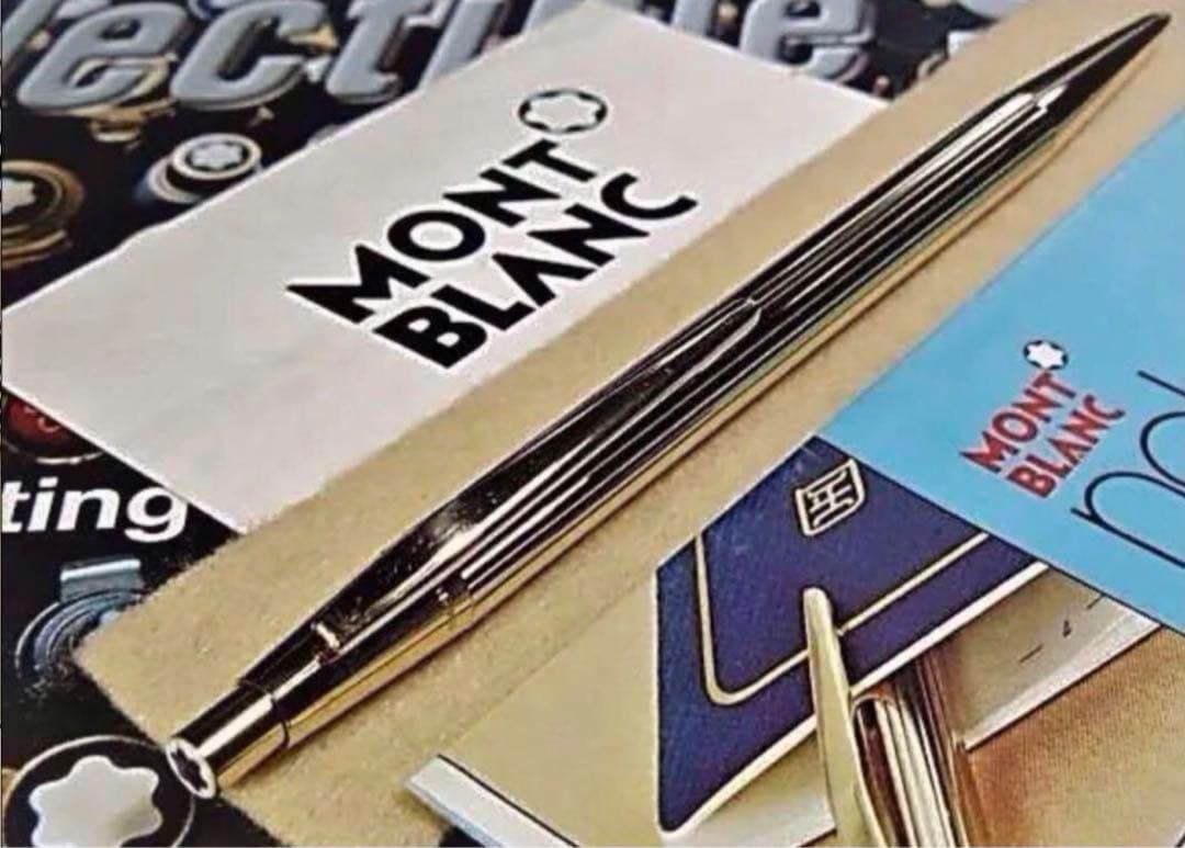 ⭐️金運を呼ぶ黄金の総金張り⭐️モンブラン⭐️ノブレスNo1547⭐️ペンシル0、5㍉